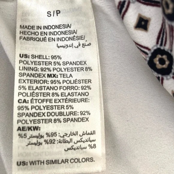 White House Black Market Horse-bit-Detail Geo-Print Tank Size S - Picture 9 of 9